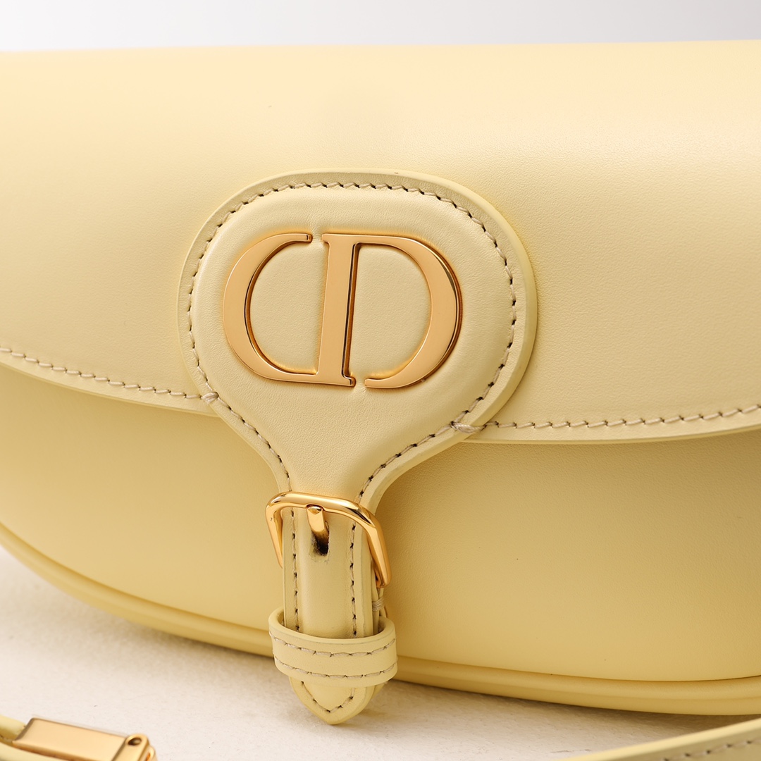 Dior Bobby East-West Bag Cream Yellow Box Calfskin